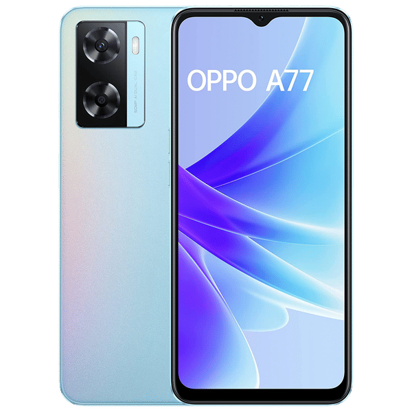 Buy OPPO A77 (4GB RAM, 128GB, Sky Blue) Online - Croma